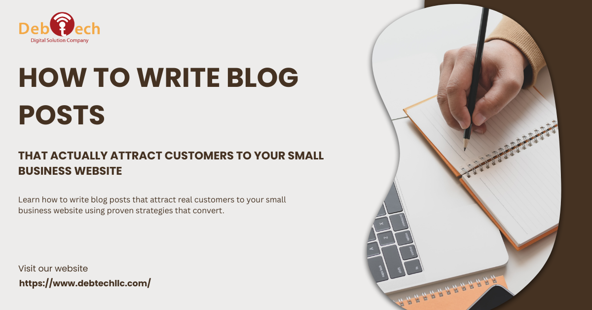 how to write blog posts, attract customers, small business content marketing, blog SEO, content strategy, blog post structure, lead generation
