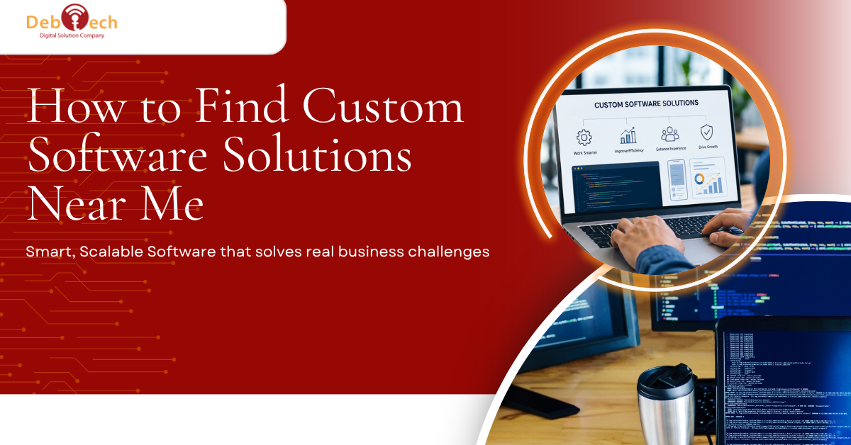 custom software solutions near me, custom software development company, software solutions for businesses, custom application development, business software solutions, software development services near me, custom software developers, enterprise software solutions, software consulting services, custom business software, local software development company, workflow automation software, software integration services, scalable software solutions, custom software development