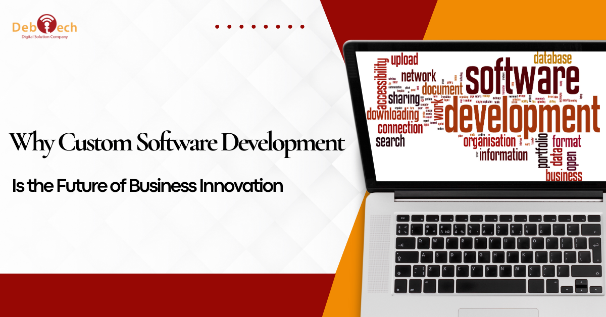custom software development, business innovation, small business growth, custom CRM solutions, software automation, digital transformation, personalized software, business scaling tools, Debtech LLC, custom software benefits