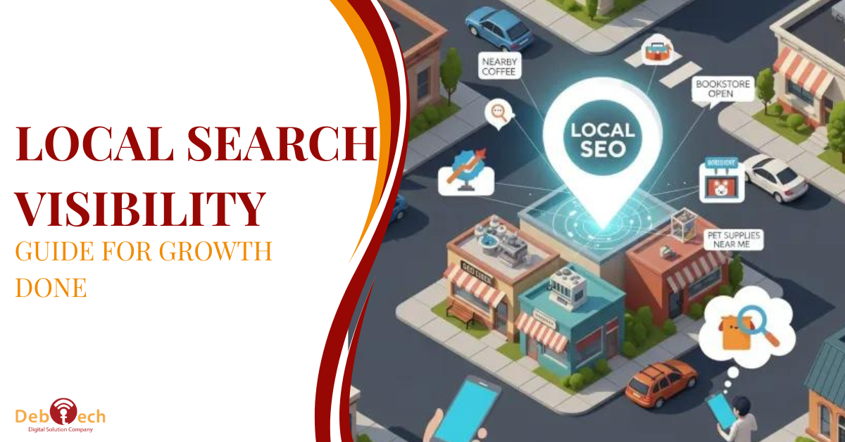 local search visibility, local SEO, local SEO guide, improve local search visibility, local search rankings, Google Business Profile optimization, local SEO services, local business SEO, local search marketing, local SEO strategy, local citations, local business visibility, local SEO for small businesses, local search optimization, local SEO growth