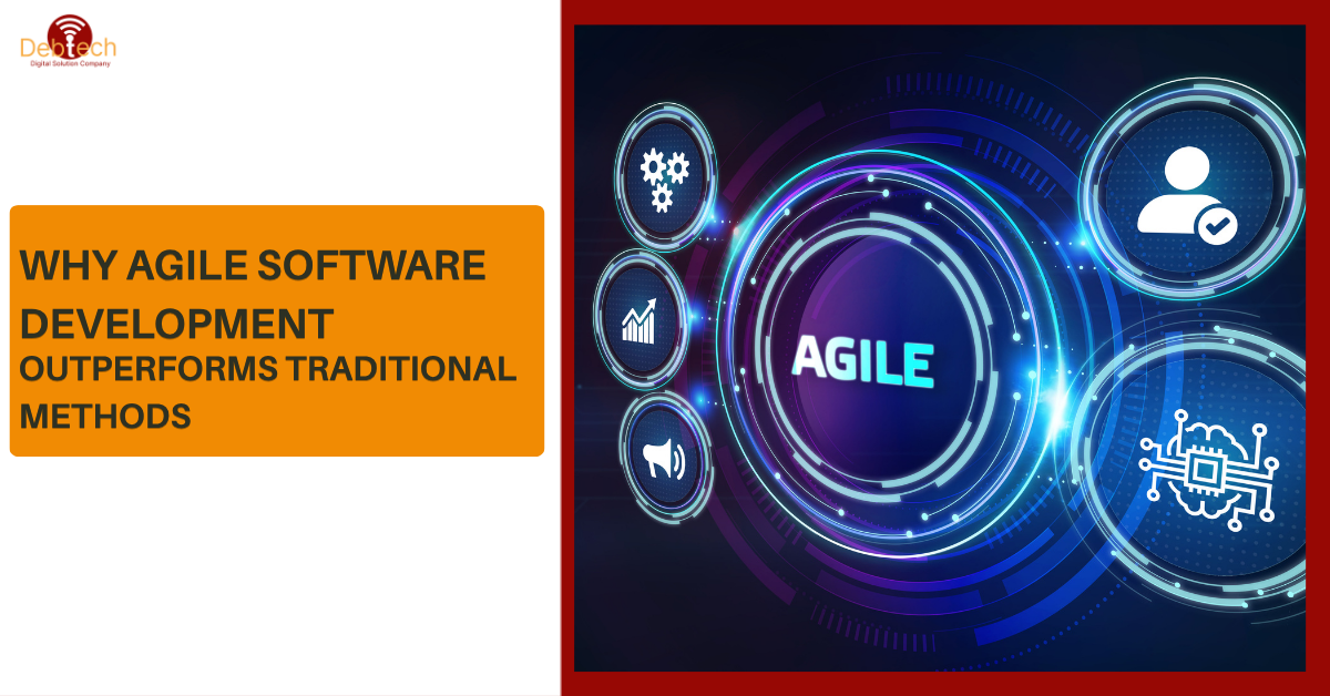 Agile Software Development, Agile vs Traditional Development, Agile Methodology, Software Development Virginia, Custom Software Development, Scrum Framework, Agile Development Process, Waterfall vs Agile, Software Development Company Virginia, Agile Project Management, Digital Transformation Virginia, Software Development Ashburn VA, Custom Software Solutions, Agile Software Company, Debtech LLC