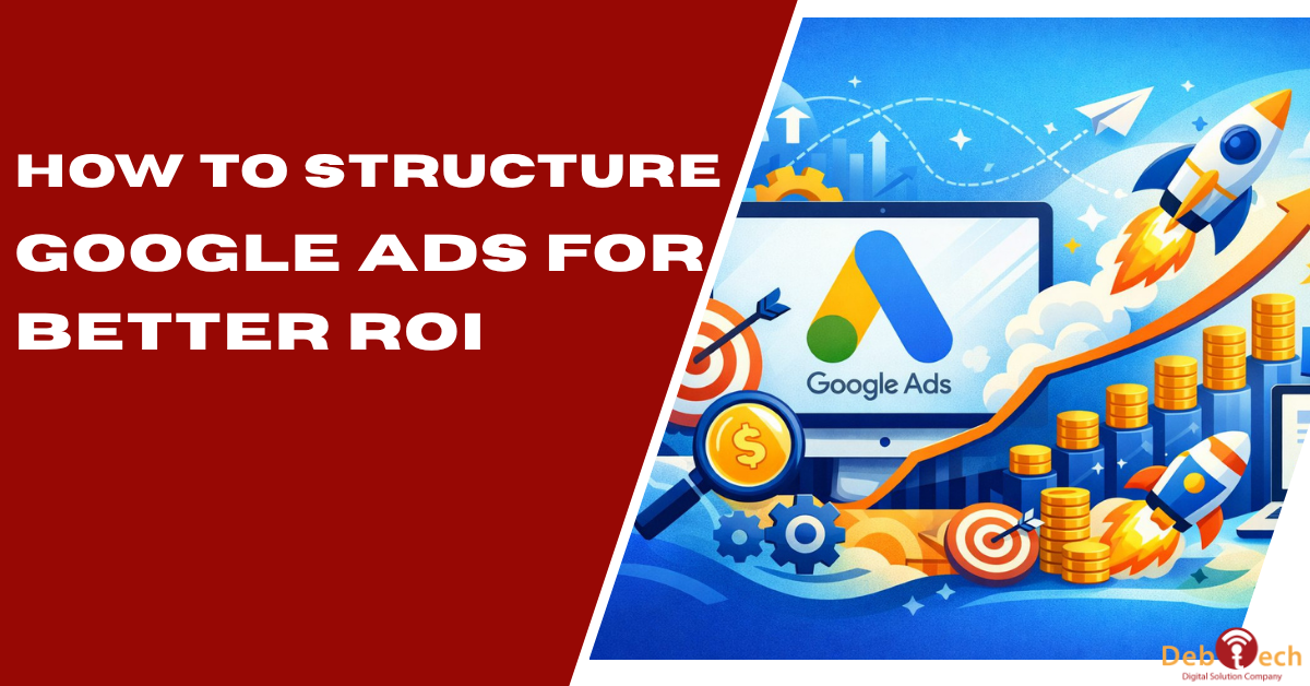Google Ads structure, Google Ads campaign structure, how to structure Google Ads, Google Ads ROI, Google Ads optimization, Google Ads campaigns, PPC campaign structure, Google Ads management, Google Ads conversion tracking, paid search strategy
